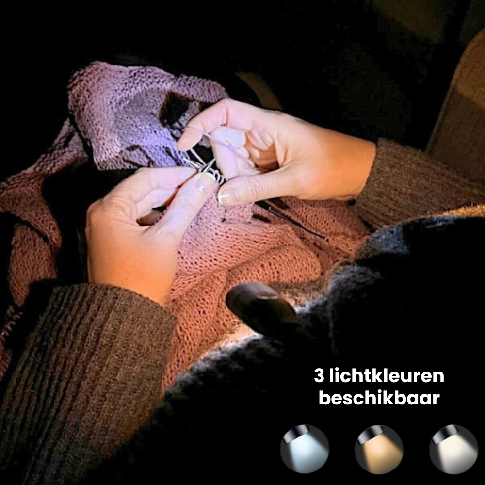 LumiCrealis – De neklamp die uw creaties verlicht en uw ogen ontlas