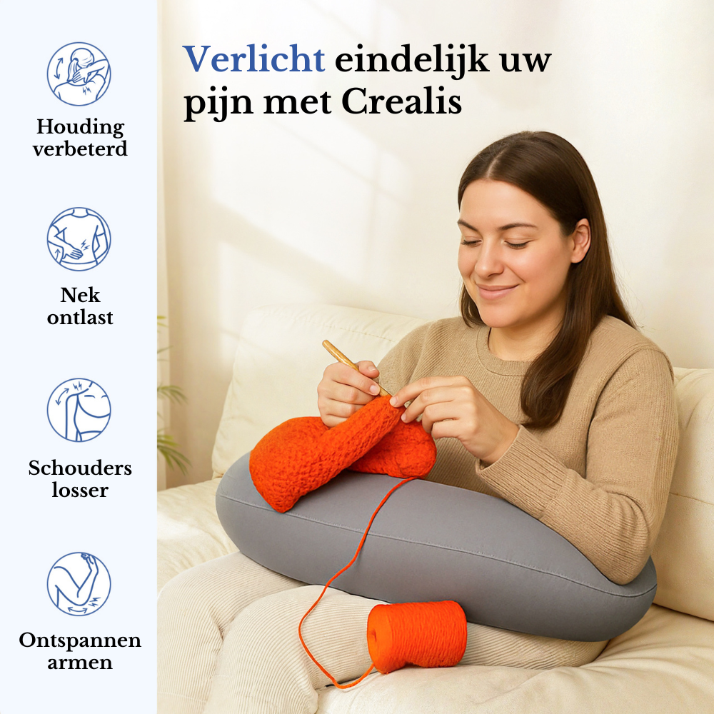 Ergonomisch Kussen Crealis – Uw comfortabele partner tijdens creatieve momenten