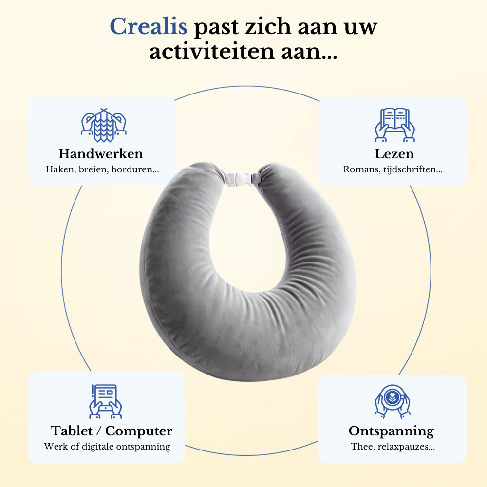 Ergonomisch Kussen Crealis – Uw comfortabele partner tijdens creatieve momenten