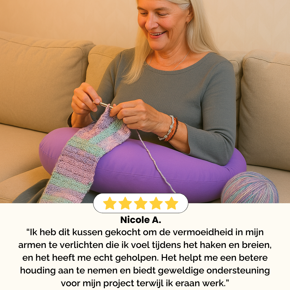 Ergonomisch Kussen Crealis – Uw comfortabele partner tijdens creatieve momenten