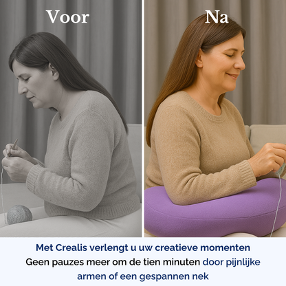 Ergonomisch Kussen Crealis – Uw comfortabele partner tijdens creatieve momenten
