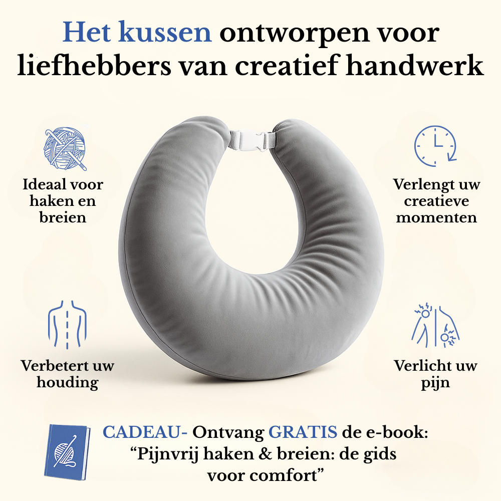 Ergonomisch Kussen Crealis – Uw comfortabele partner tijdens creatieve momenten